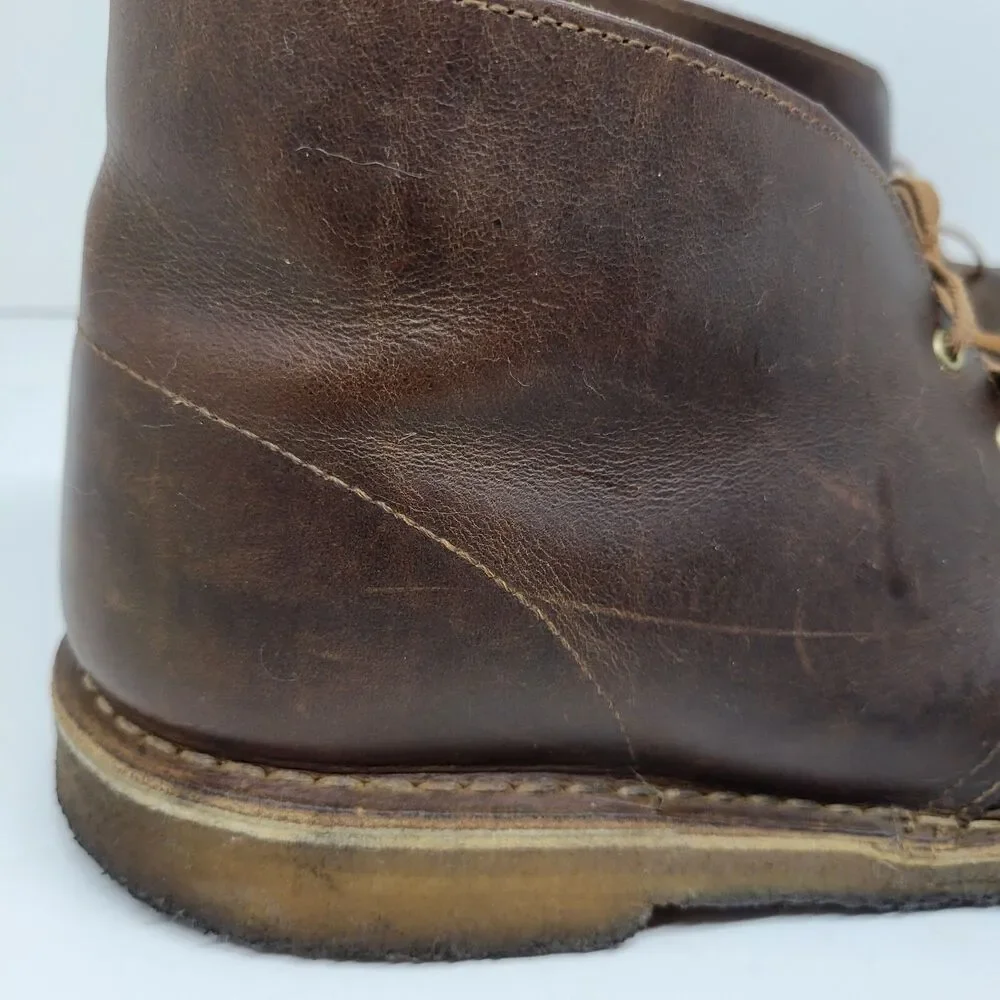 Clarks Original Men's Desert Boot Brown Leather Crepe Sole Chukka Boots Size 10M